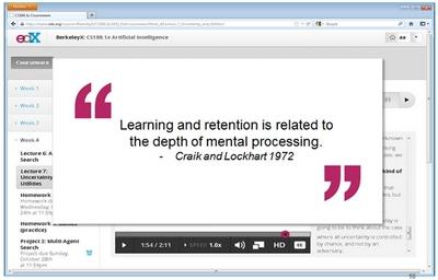 무크 서비스 제공업체인 edX의 강의화면 ⓒ edX