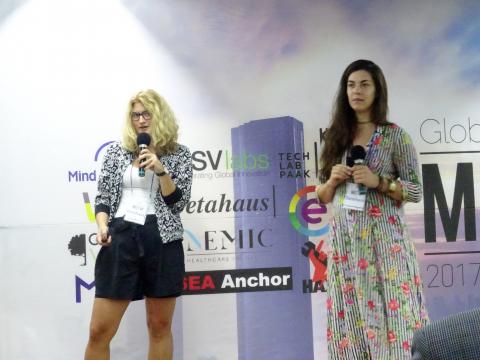 독일 엑셀러레이터 베라하우스(Beta Haus)를 대표하는 관계자들. 이들은 자사 공간에 입주한 스타트업들은 54%가 45세 이하의 연령으로 “매우 긴밀하게 상호가 연결되어 있으며 커뮤니케이션을 중요시 한다”고 특성을 설명했다. ⓒ김은영/ ScienceTimes