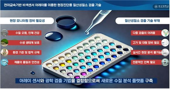 전이금속 기반 비색 센서 수질 분석 플랫폼 구축 연구 이미지 ⓒ부산대 제공