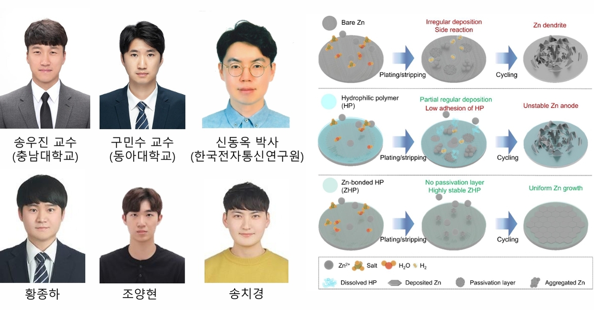 공동 연구팀 및 연구성과 ⓒ충남대 제공