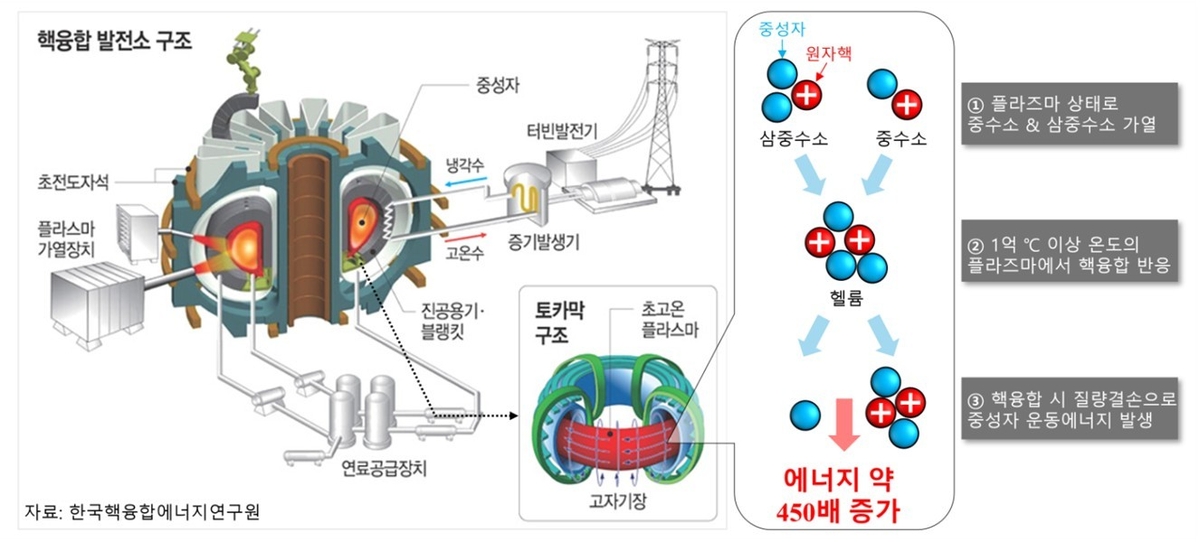 핵융합발전소 구조 ⓒ한국재료연구원 제공