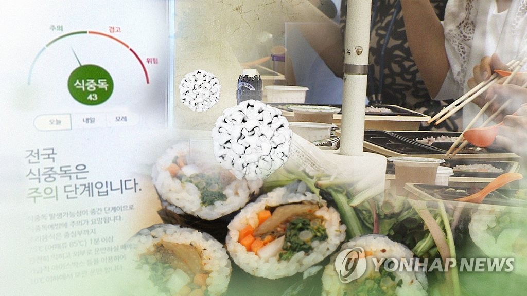 식중독 주의보(일러스트) 제작 김해연 ⓒ연합뉴스 제공
