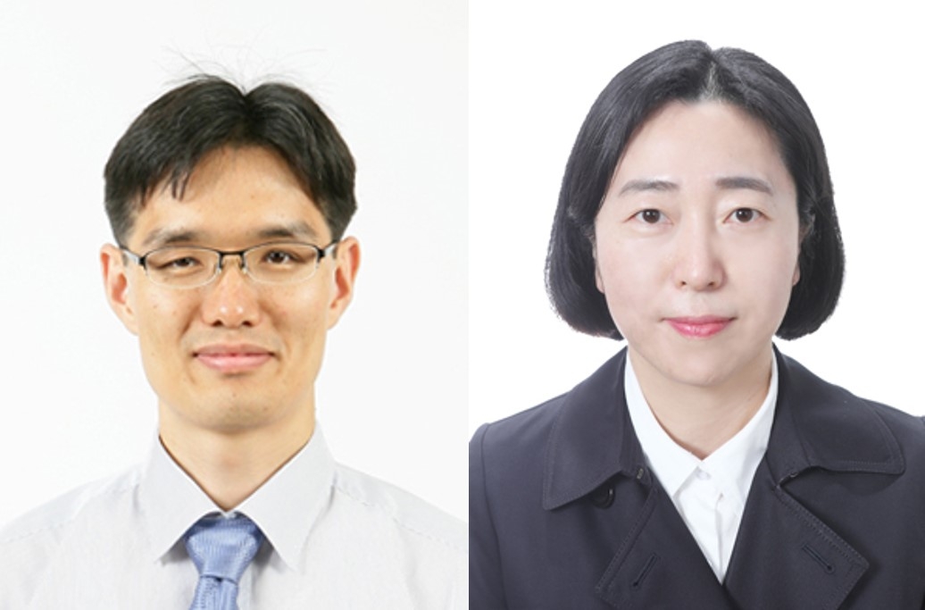 연구진 모습 UNIST 강병헌 교수(왼쪽)와 박혜경 연구교수. ⓒ울산과학기술원 제공