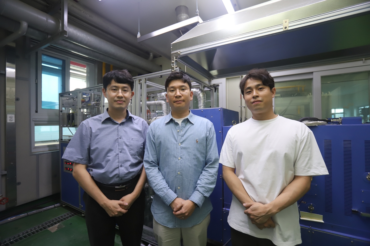 청정수소 생산 기술 개발한 한국기계연구원 연구팀 ⓒ 한국기계연구원 제공