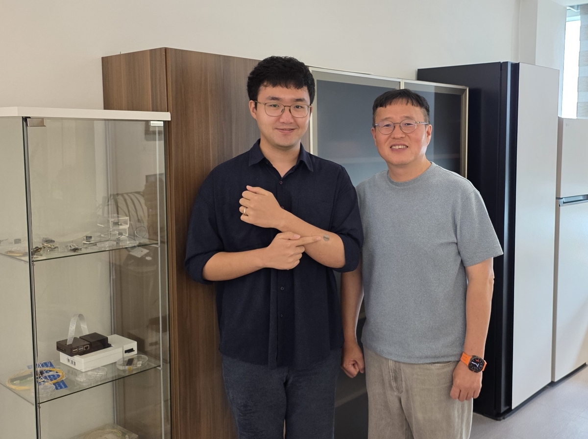 스마트 패치 개발한 KAIST 연구팀 [KAIST 제공