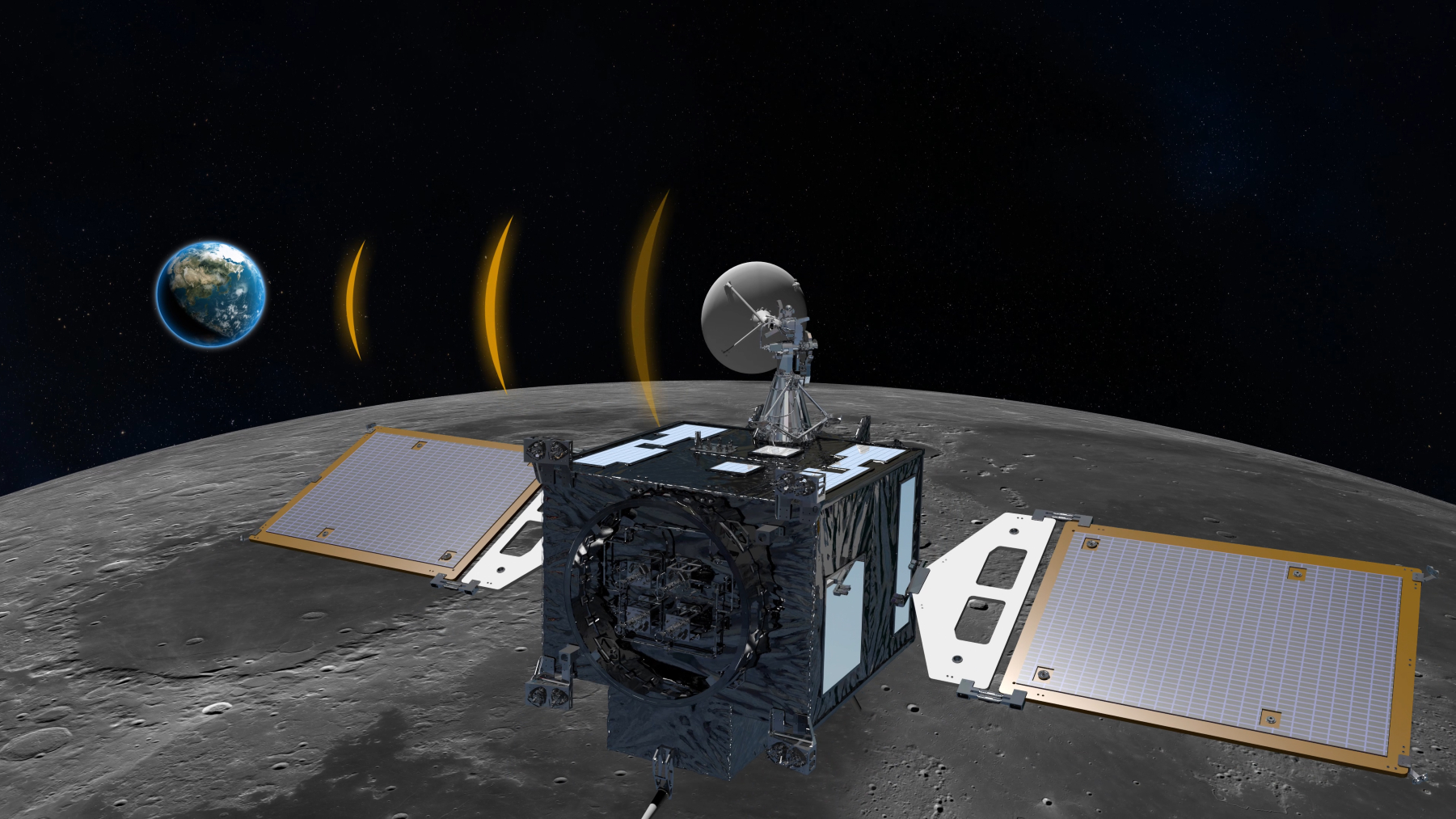 한국의 달 탐사선 다누리(KPLO, Korea Pathfinder Lunar Orbiter)는 2022년 8월 발사되어 현재까지 성공적으로 달 궤도 임무를 수행하고 있다. © KARI