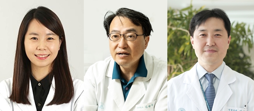 영상의학과 윤희망(왼쪽부터), 융합의학과 김남국, 신생아과 이병섭 교수 (왼쪽부터) ⓒ 서울아산병원 제공