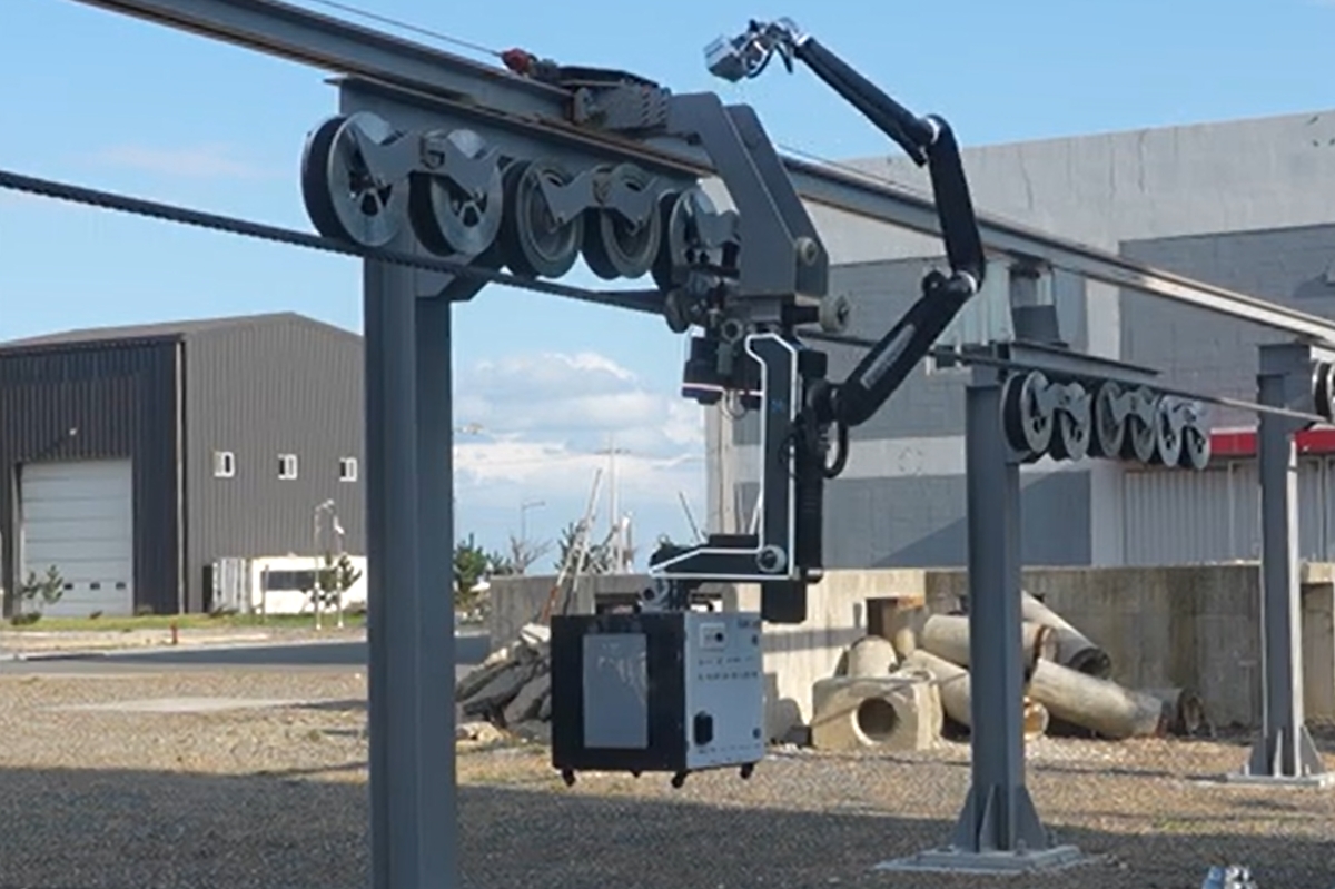 케이블카 원격 검사 로봇 시스템 ⓒ 한국로봇융합연구원 제공 동영상 캡처