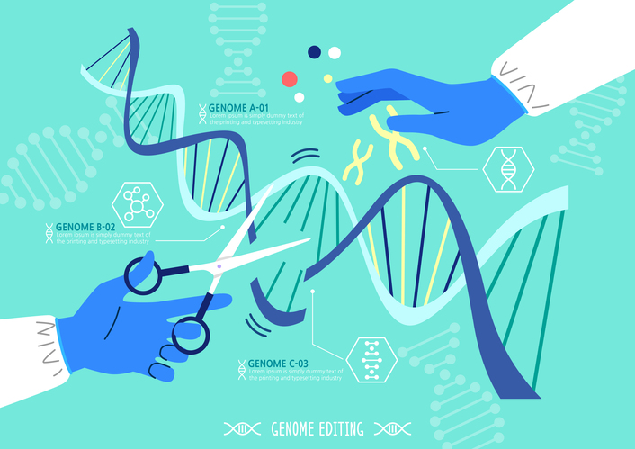 크리스퍼 유전자 가위 기술 덕분에 유전자 조작으로 질병을 치료할 수 있을 것이란 기대도 높아졌다. ⒸGetty Images