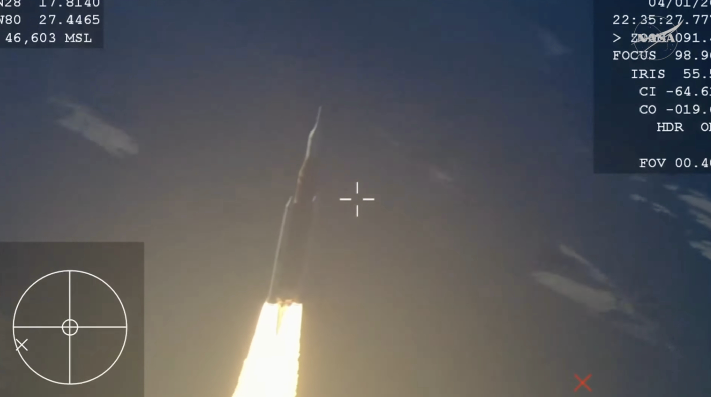 나사 제러드 아이잭먼 국장은 발사 후 기자회견에서 "54년의 짧은 막간극이 끝났다. 나사는 다시 우주비행사를 달로 보내는 우주임무에 복귀했다"고 선언했다. ©NASA