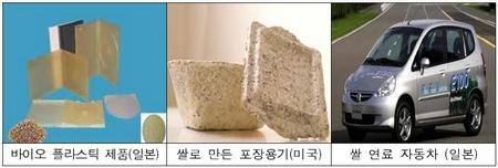 쌀은 친환경 바이오 소재로도 활용되고 있다 ⓒ 농촌진흥청