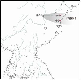 1702년 백두산 분화 전에는 2년 전 일본 이키지진이 발생했었다. 함경도 남동쪽 지역으로 백두산 화산재가 날려가 영향을 미쳤다. Ⓒ 최범영의 ‘바람에도 흔들리는 땅’ 253쪽