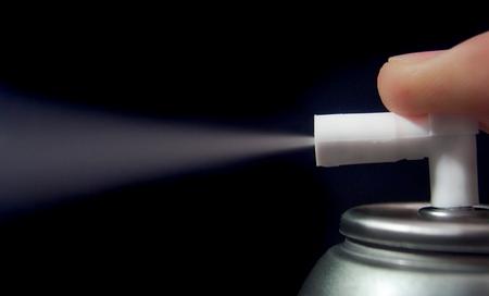 스프레이로 분사할 때 형성되는 에어로졸 ⓒ wikipedia