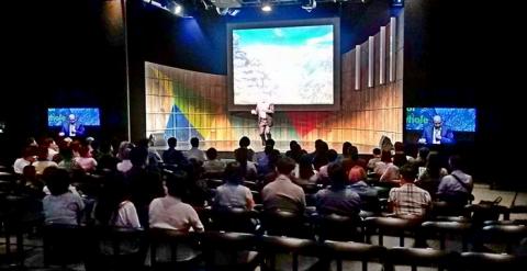 지난 23일 블루스퀘어 카오스홀에서 개최된 ‘빅히스토리 토크콘서트’ ⓒ 김준래/ScienceTimes