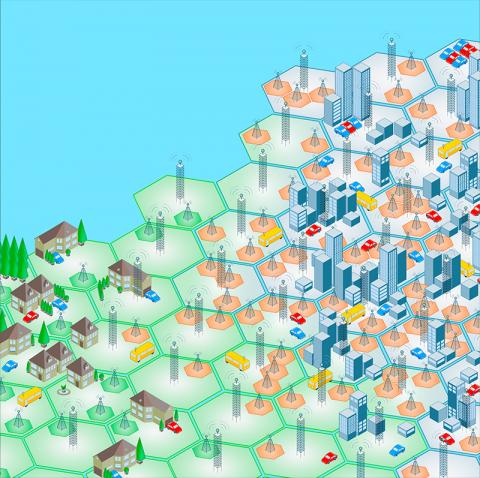 그래핀 집적 장치들은 5G, IoT 및 4차 산업혁명 진화의 핵심요소가 될 것으로 전망된다. CREDIT: Lauren V. Robinson / © Springer Nature Ltd