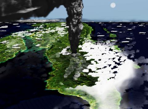 í ë° ë¶íë¥¼ ìë§í¸ë¼ ë¶ìª½ 42ã ì§ì ìì ë³¸ ììë.  CREDIT: Wikipedia Commons