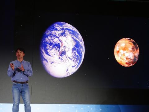 문경수 탐험가가 나사의 화성탐사 계획과 탐사프로젝트에 대해 설명하고 있다. ⓒ 김은영/ ScienceTimes