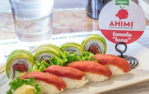토마토로 참치회 맛을 낸 '아히미'
