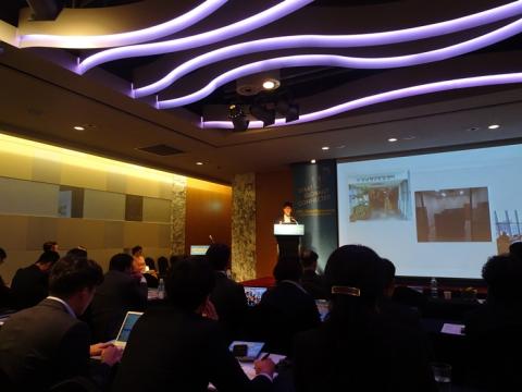 오상훈 ㈜럭스로보 대표는 지난 25일 인터콘티넨탈 서울 코엑스에서 열린 ‘아시아태평양경제협력체(APEC) 청년기업가 글로벌 네트워킹 컨퍼런스’에 나와 자신의 창업비법을 아태 지역 청년들에게 공유했다. ⓒ 김은영/ ScienceTimes