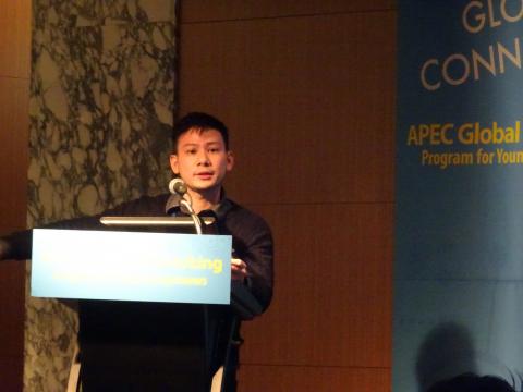 토니 웡 대표는 지난달 25일 열린 ‘APEC 청년기업가 글로벌 네트워킹 컨퍼런스’에서 “무엇보다도 긍정적인 마음과 소통방식이 사업을 성공으로 이끄는 열쇠”라고 강조했다. ⓒ 김은영/ ScienceTimes