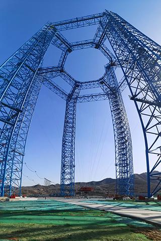 140m high test facility to simulate Mars gravity and surface environments. © CGTN