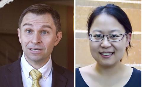 연구를 수행한 하버드의대 데이비스 싱클레어 교수(왼쪽)와 논문 제1저자인 준 리(JUn Li). credit : The Sinclair Lab