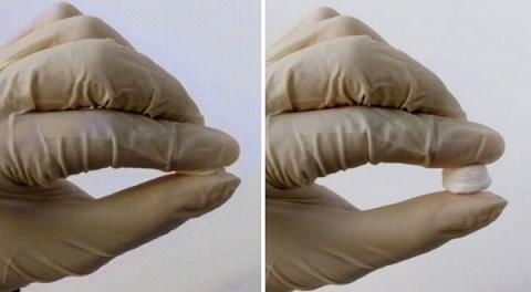 스펀지 같은 물성을 가진 신개념 세라믹 ⓒ Tsingua Univ.