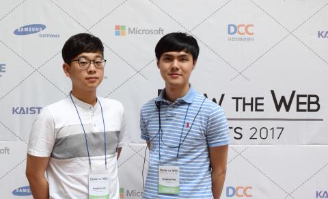 박성우 회장(오른쪽)과 이동은 미디어부장 ⓒ ScienceTimes