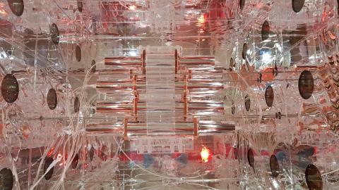 코사인-100의 요오드화 나트륨 검출기. CREDIT: Chang Hyon Ha