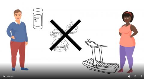 대사증후군 치료를 위해서는 운동을 하고 치료약을 복용해야 하지만 식이 조절도 매우 중요하다. CREDIT: Salk Institute